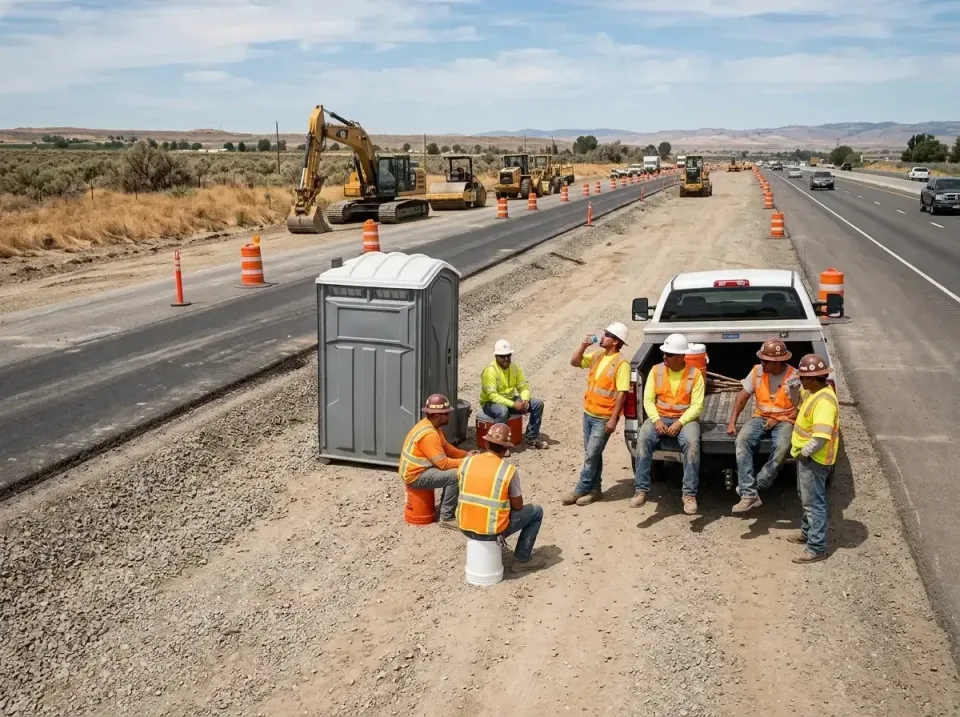 highway-road-construction-crew-007 — frequently asked questions, Porta Potty and Restroom Rentals in Cotati, CA